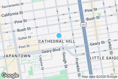 Map image of the property - 1406 Post St