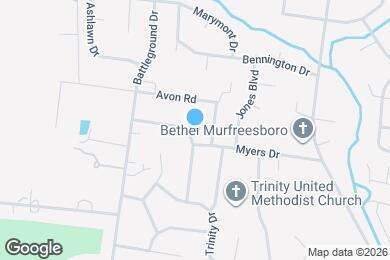Map image of the property - 2406 Hillmont Dr