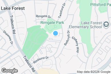 Map image of the property - 22011 Rimhurst Dr