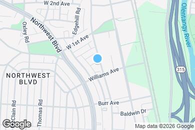 Map image of the property - 934 Pullman Pl