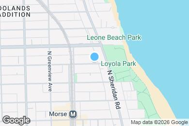 Map image of the property - 1326 W Estes Ave