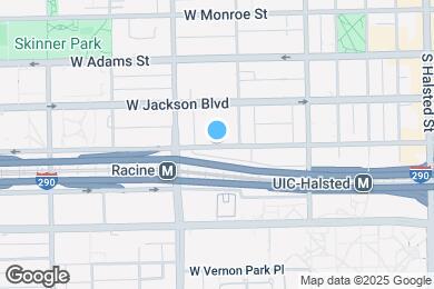 Map image of the property - 1118 W Van Buren St