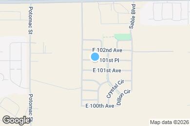 Map image of the property - 14168 E 101st Pl