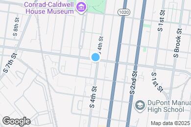 Map image of the property - 402 W Hill St