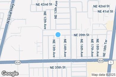 Map image of the property - 3841 NE 13th Ter