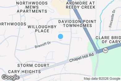 Map image of the property - 733 Branniff Dr