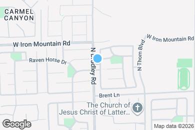 Map image of the property - 8709 Dodds Canyon St