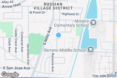 Map image of the property - 9223 Ramona Ave