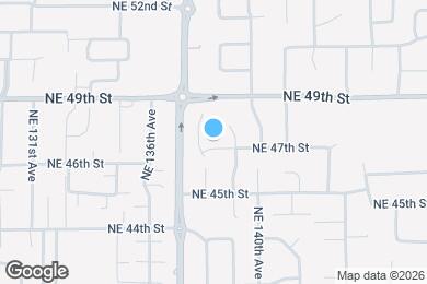 Map image of the property - 13806 NE 47th St