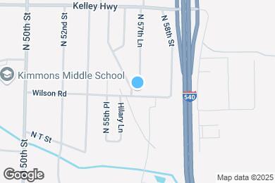 Map image of the property - 2100 N 57th Ln
