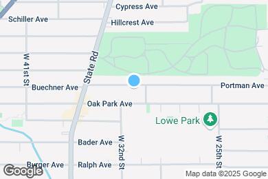Map image of the property - 3017 Portman Ave