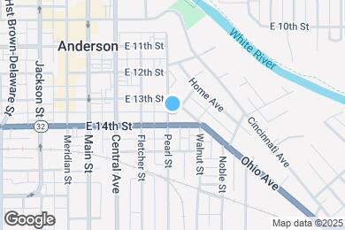 Map image of the property - 1320 Pearl St