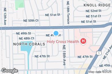 Map image of the property - 1740 NE 49th St