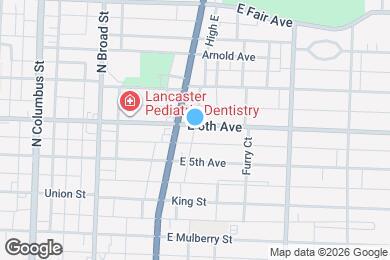Map image of the property - 220 E 6th Ave