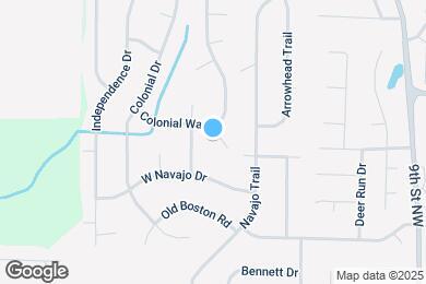 Map image of the property - 1313 Colonial Way