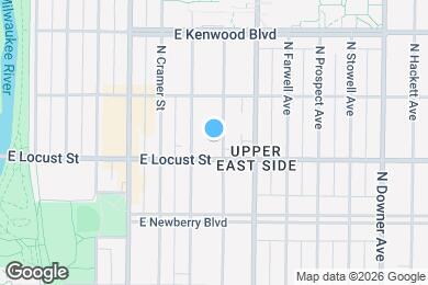 Map image of the property - 2917 N Frederick Ave
