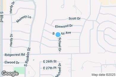 Map image of the property - 1821 Michael Dr