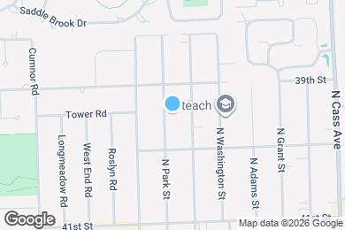 Map image of the property - 3915 N Park St