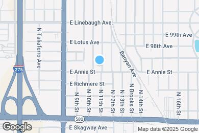 Map image of the property - 9606 N 11th St