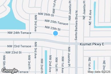 Map image of the property - 106 NW 24th Terrace