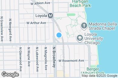 Map image of the property - 6401 N Sheridan Rd