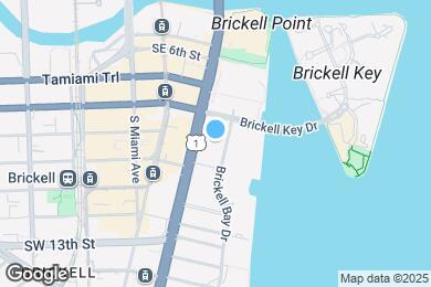 Map image of the property - 950 Brickell Bay Dr