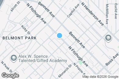 Map image of the property - 2217 N Fitzhugh Ave