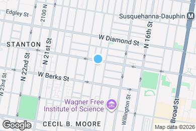 Map image of the property - 1951 N Gratz St