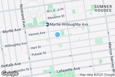 Map image of the property - Spacious Modern 2BR in Bed-Stuy | Prime Willoughby & Marcy Location