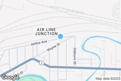 Map image of the property - 1547 Airline Ave