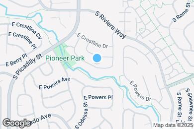 Map image of the property - 21539 E Crestridge Pl