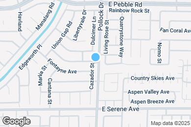 Map image of the property - 9114 Cazador St