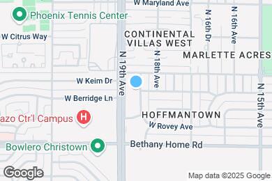 Map image of the property - 6140 N 18th Dr