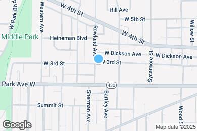 Map image of the property - 50 Rowland Ave