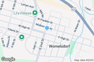 Map image of the property - 157 W High St