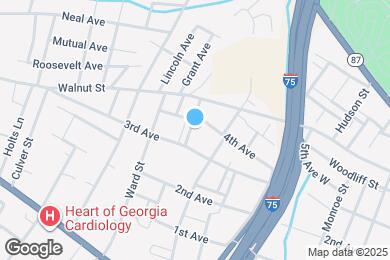 Map image of the property - 260 Moughon St