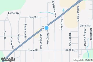 Map image of the property - 535 Kentucky Ave