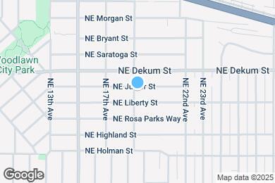 Map image of the property - 1804 NE Junior St