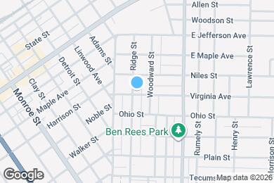 Map image of the property - 613 Ridge St