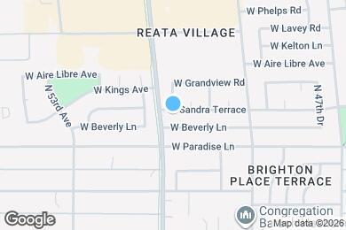 Map image of the property - 5041 W Sandra Terrace