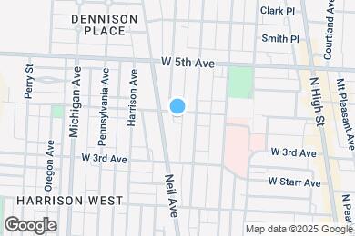 Map image of the property - 245 W 4th Ave