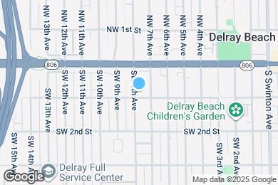 Map image of the property - 43 SW 8th Ave