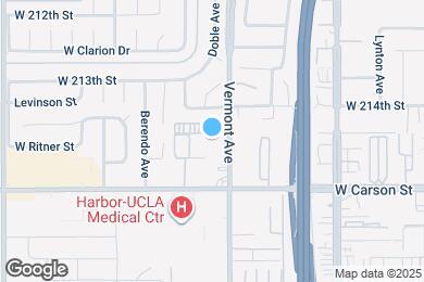 Map image of the property - Torrance Courtyard Apartments