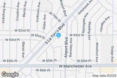 Map image of the property - 8320 Kittyhawk Ave