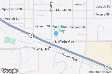 Map image of the property - 808 White Ave