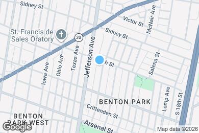 Map image of the property - 2811 Indiana Ave