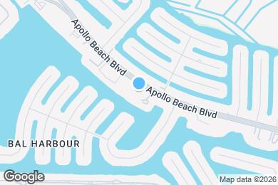 Map image of the property - 1028 Apollo Beach Blvd