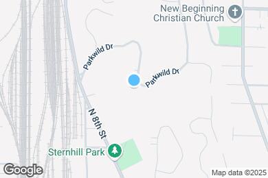 Map image of the property - 649 Parkwild Dr