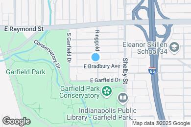 Map image of the property - 964 E Bradbury Ave