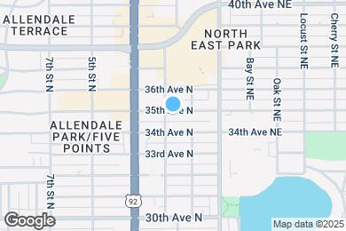 Map image of the property - 244 35th Ave N